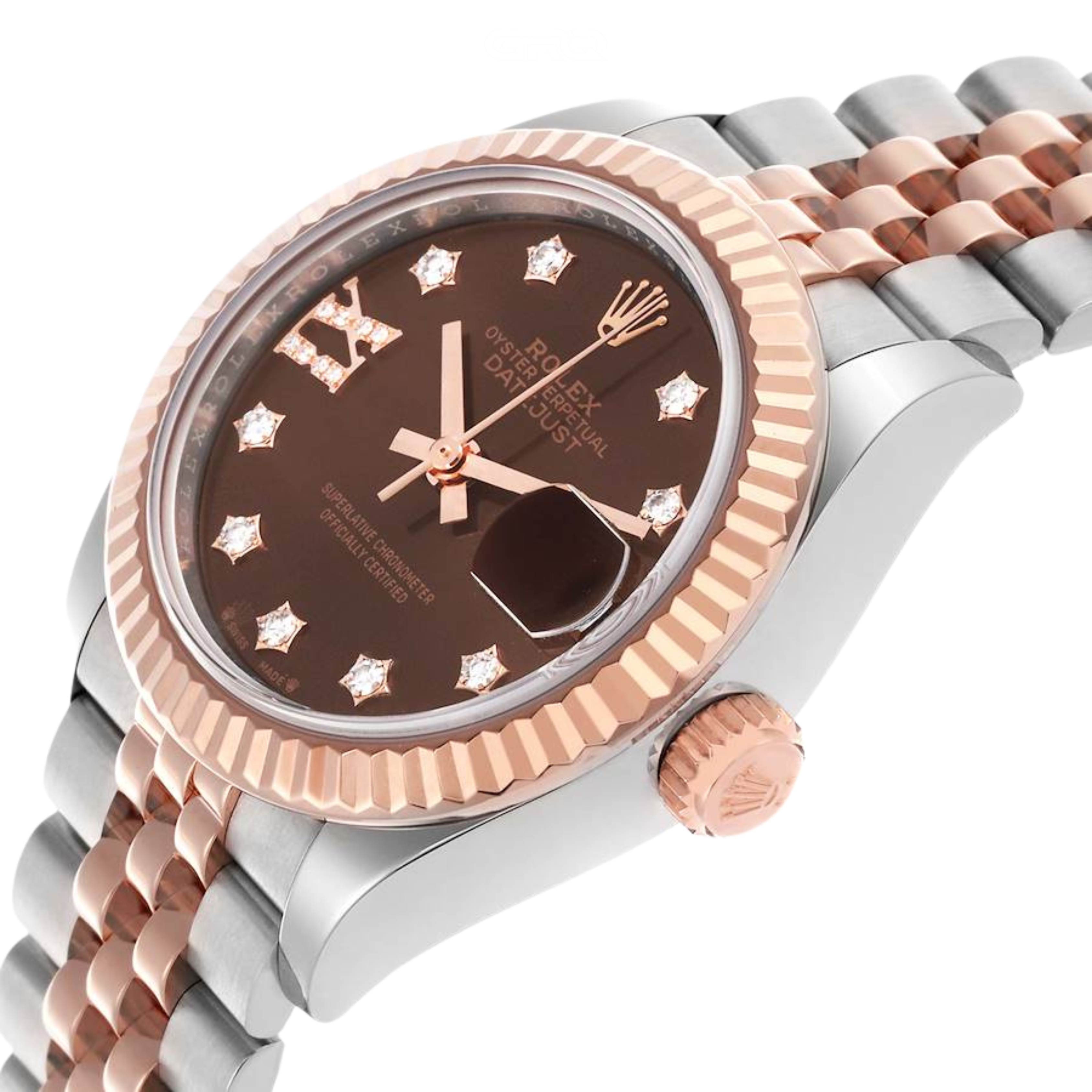 Rolex Watch | Datejust 28 Chocolate Diamond Dial