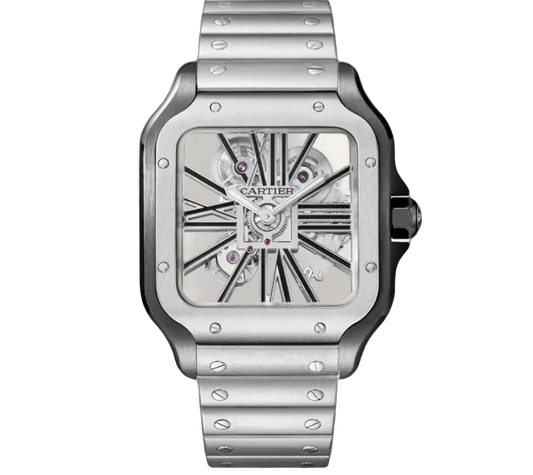 Cartier Watch | Santos de Cartier Diamond Silver