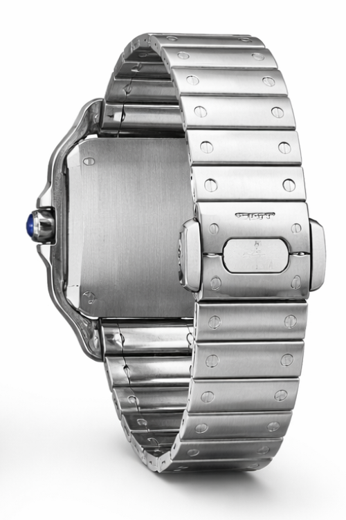 Cartier Watch | Santos De Cartier Steel Blue Dial