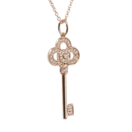 Tiffany & Co. Jewelry | Lock Shape Necklace Set Trio Gold Silver Pink Gold