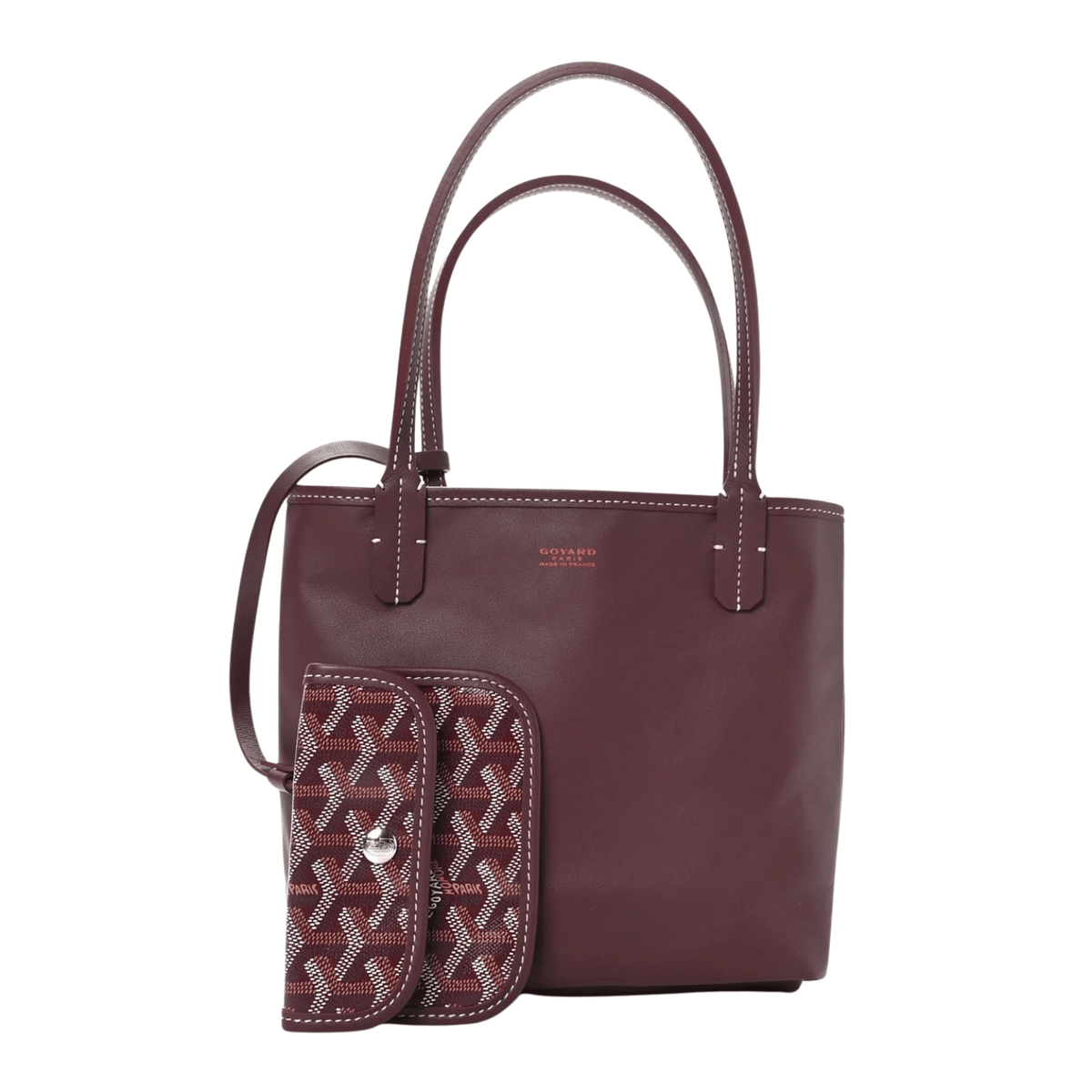 Goyard Anjou Mini Burgundy Bag premium replica - image 1