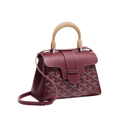 Goyard Bag | Saïgon Souple Mini Bag Burgundy