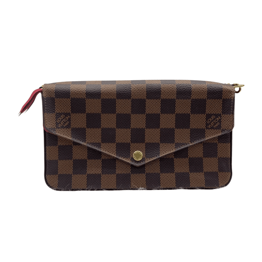 Louis Vuitton Purse | Pochette Félicie Damier Ebene Canvas Purse