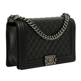 Chanel Bag | Boy Bag In Black Caviar Leather