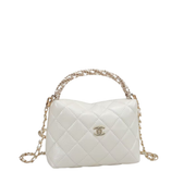 Chanel 19 White Flap Wallet premium replica - image 1