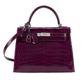 Hermès Bag | Kelly Handbag Crocodile Mahroon