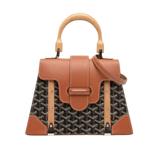 Goyard Bag | Saïgon Structuré Mini Bag Black Tan