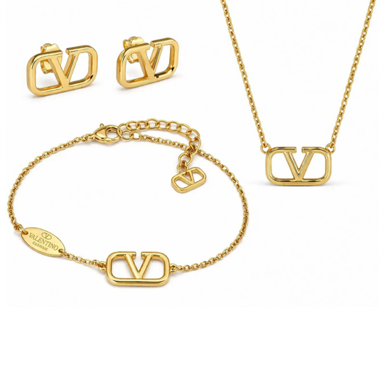 Valentino Jewelry | Set Multicolor Full Crystals