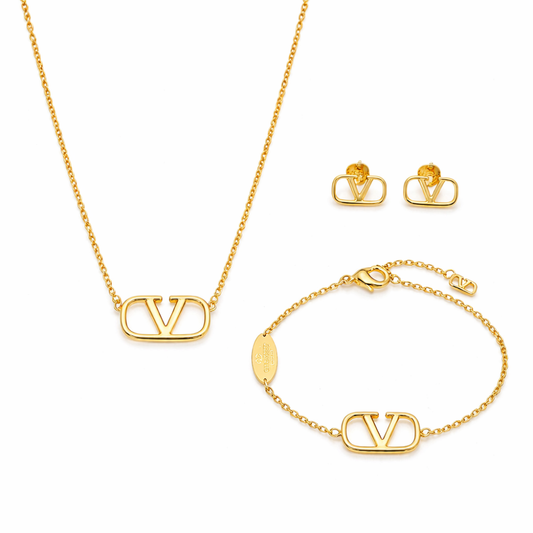 Valentino Jewelry | VLogo Signature Hoop Earrings Gold Ful Crystals