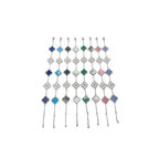 Van Cleef & Arpels Jewelry | Alhambra Bracelet Collection Silver