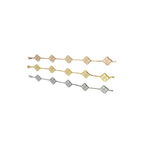 Van Cleef & Arpels Jewelry | Alhambra Bracelet Collection Trio