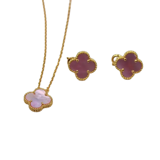 Van Cleef & Arpels Jewelry | Gold with Pink Mother of Pearl