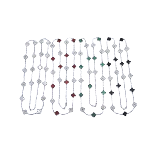 Van Cleef & Arpels Jewelry | Long Necklace Collection Silver