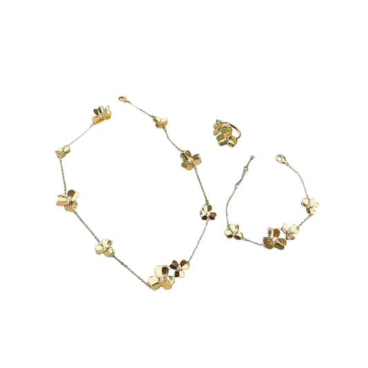 Van Cleef & Arpels Jewelry | Frivole Flower Jewelry Set