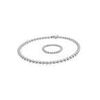 Van Cleef & Arpels Jewelry | Perlee Beads Silver Bracelet and Ring Set