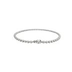 Van Cleef & Arpels Jewelry | Perlee Beads Silver Bracelet and Ring Set