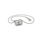 Van Cleef & Arpels Jewelry | Guilloche Clover Pendant Necklace