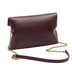 YSL Bag | Cassandre Flap Chain Shoulder Bag Dark Ruby Calfskin Leather