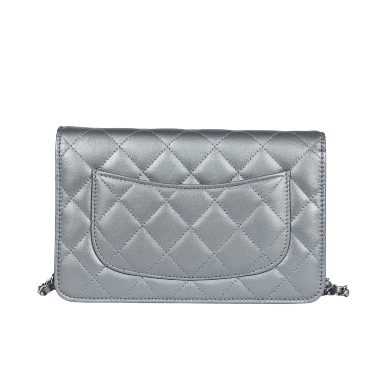 Chanel Bag | Classic Silver Metallic
