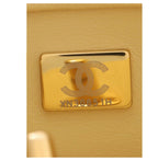 Chanel Bag | Small Matelasse Hobo Bag Light Yellow Lambskin