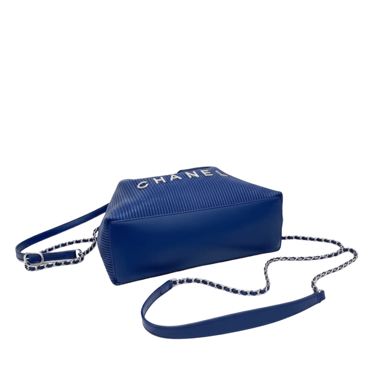Chanel Bag | Hobo Bag Pleated Leather Material  Silver
