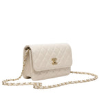 Chanel Bag | Classic Quilted White Lambskin Leather