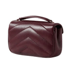 YSL Bag | Loulou Mini Bag Burgundy Hue