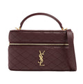 YSL Bag | Gaby Vanity Bag Rich Burgundy Color