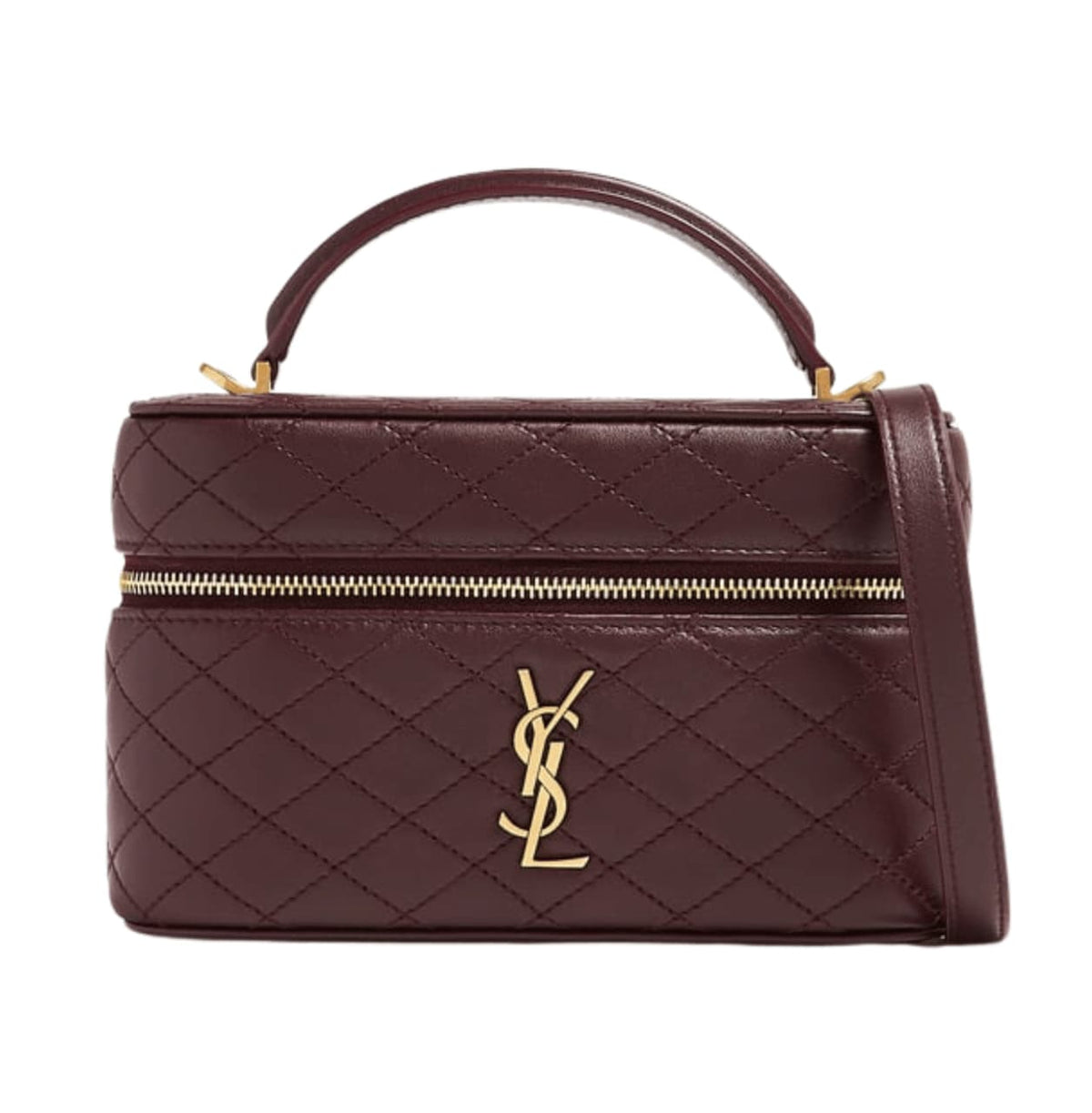 YSL Bag Gaby Vanity Rich Burgundy Color Bag premium replica - image 1