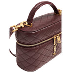 YSL Bag | Gaby Vanity Bag Rich Burgundy Color