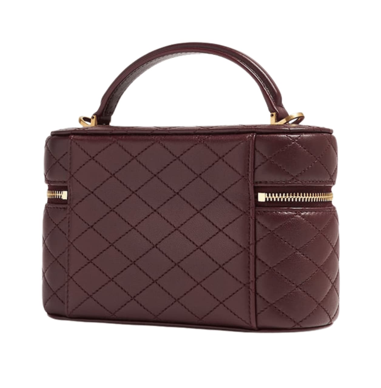 YSL Bag | Gaby Vanity Bag Rich Burgundy Color