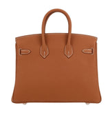 Hermès Bag | Birkin 25 Bag Gold Togo Leather Palladium Hardware