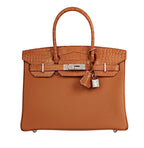 Hermès Bag | Birkin Bag Gold Togo Leather Crocodile Palladium Hardware