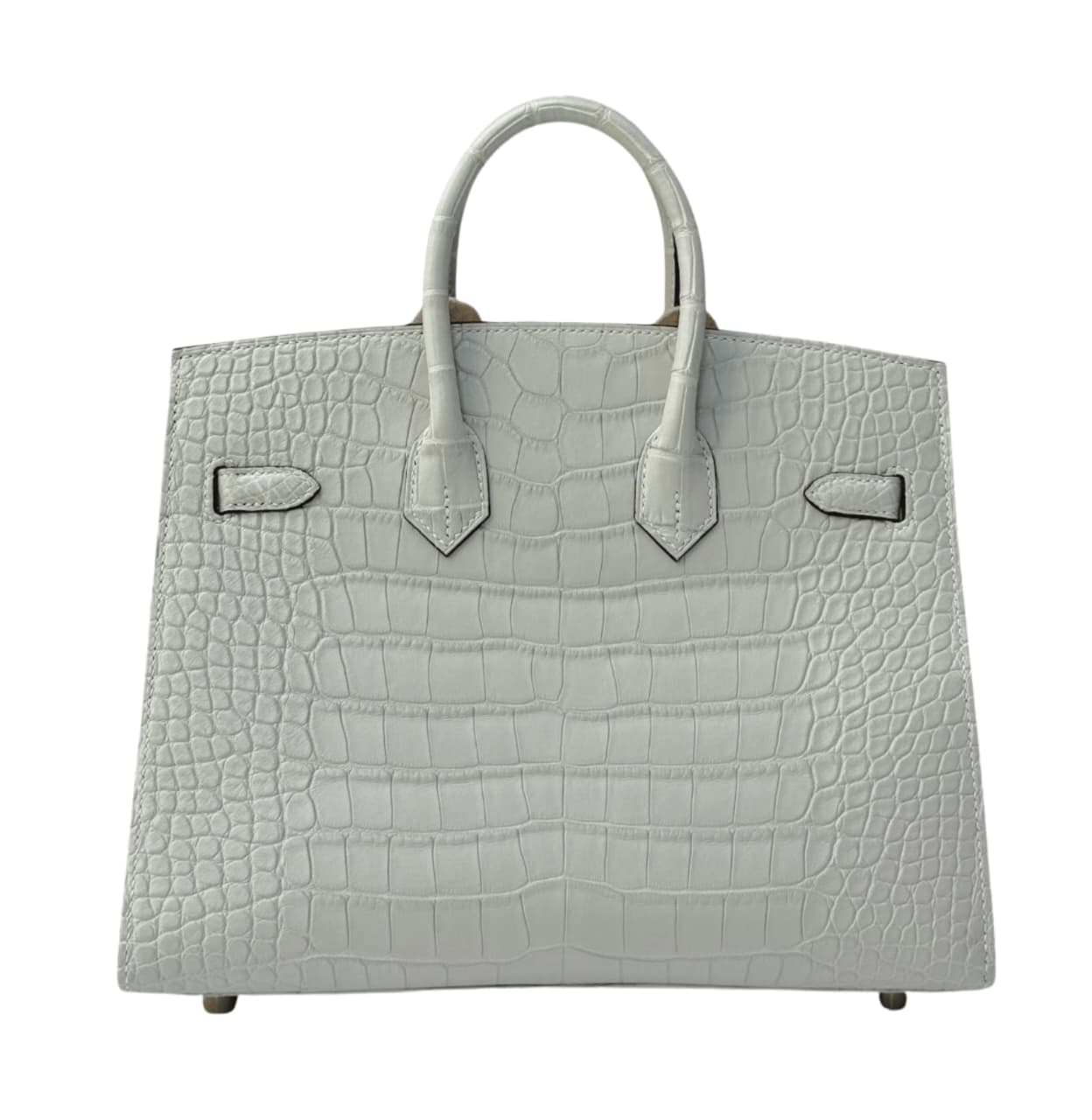Hermès Bag | Birkin 25 Handbag Pale Grey Silvery Undertones