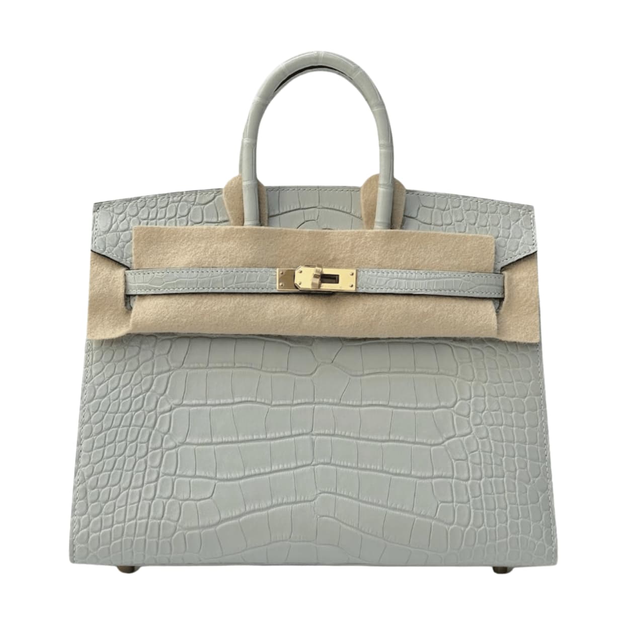 Hermès Bag | Birkin 25 Handbag Pale Grey Silvery Undertones