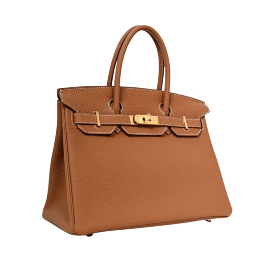 Hermès Bag | Birkin 25 Handbag Gold Togo Leather Gold Hardware