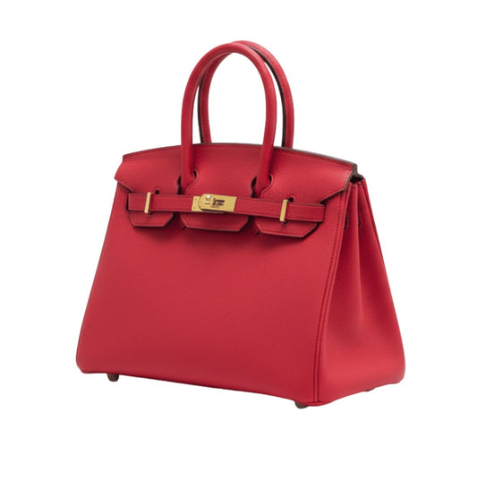 Hermès Bag | Birkin 30 Handbag Red Epsom Leather Gold Hardware