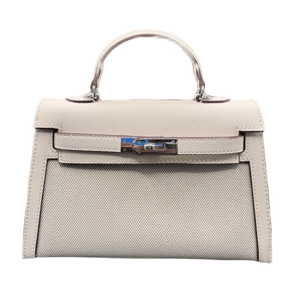 Hermès Bag | Mini Kelly ii Epsom Leather Canvas Sides