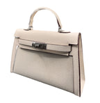 Hermès Bag | Mini Kelly ii Epsom Leather Canvas Sides