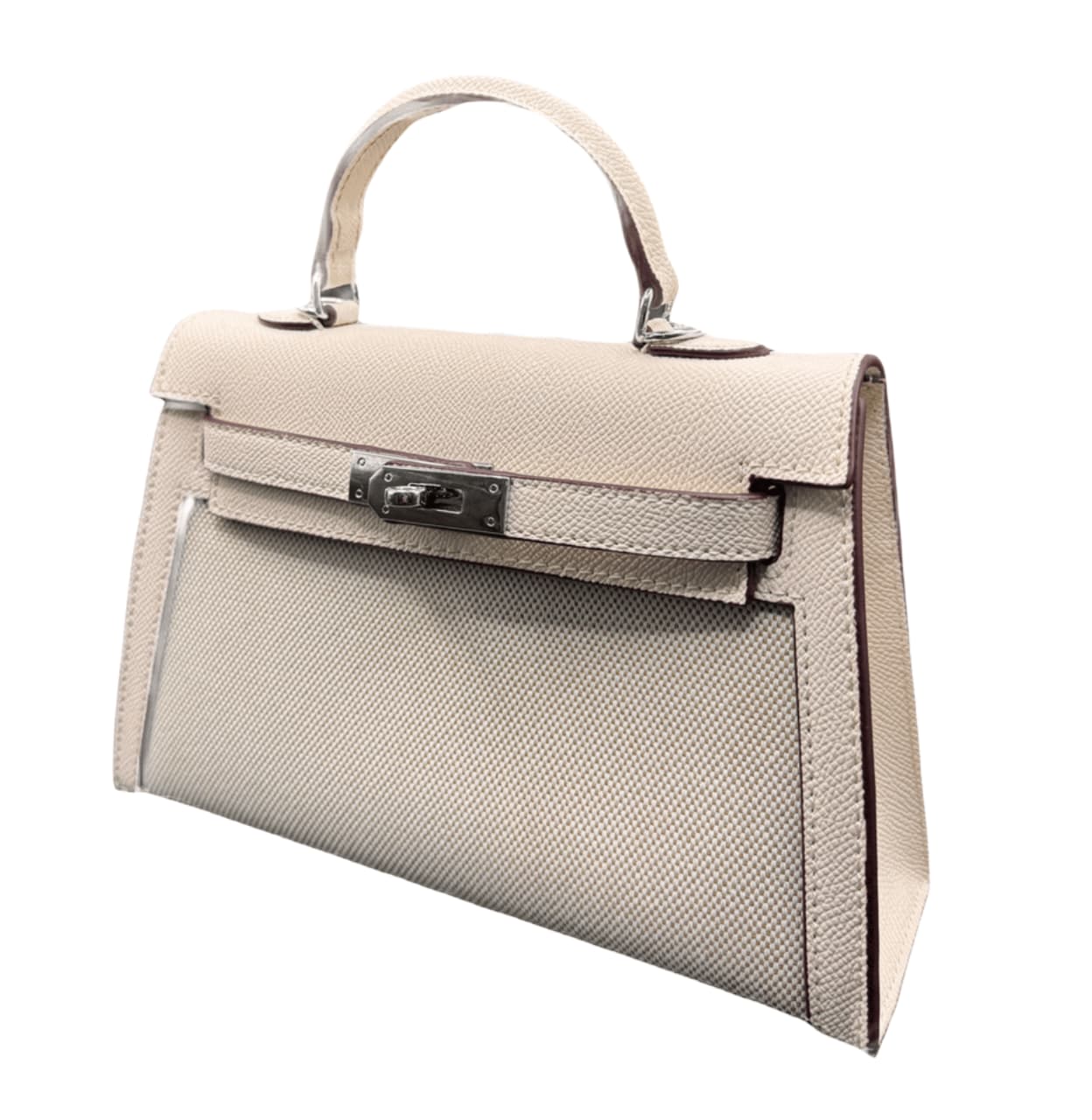 Hermès Bag | Mini Kelly ii Epsom Leather Canvas Sides