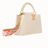 Louis Vuitton Bag | Capucines Nano Handbag Cream Taurillon Leather