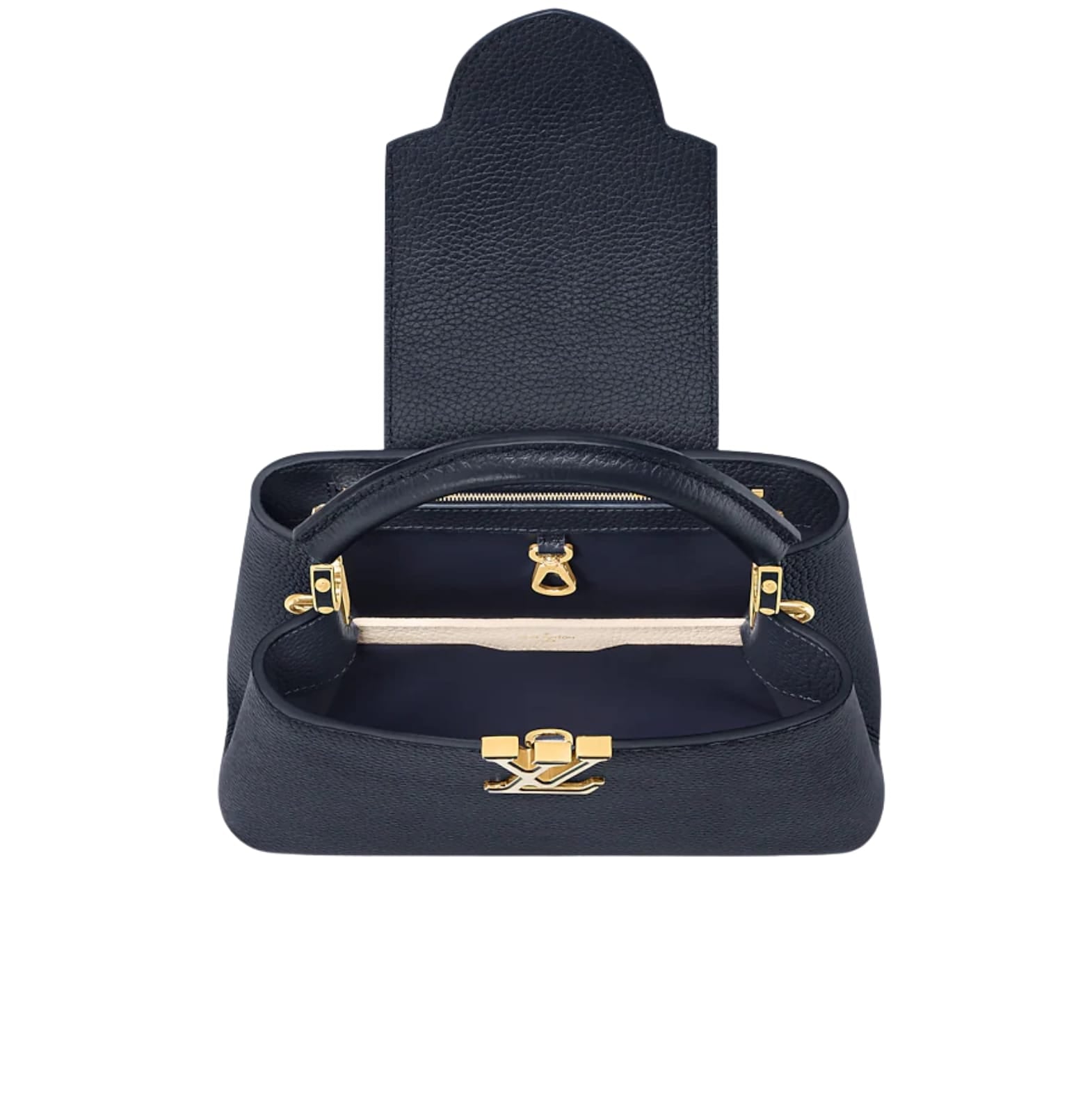 Louis Vuitton Bag | Capucines BB Handbag Navy Blue Taurillon Leather