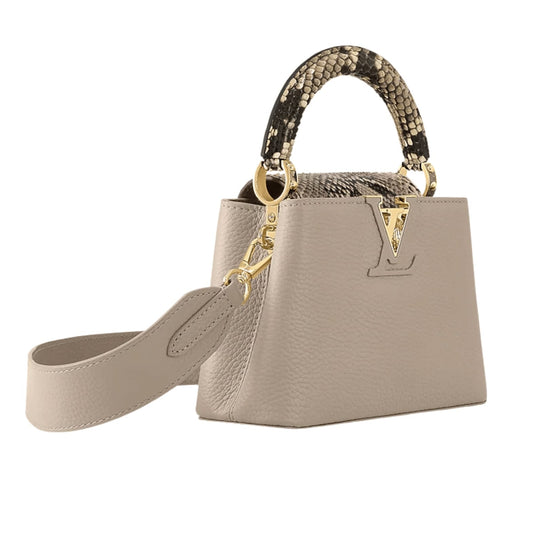Louis Vuitton Bag | Capucines BB Galet Grey Taurillon Leather