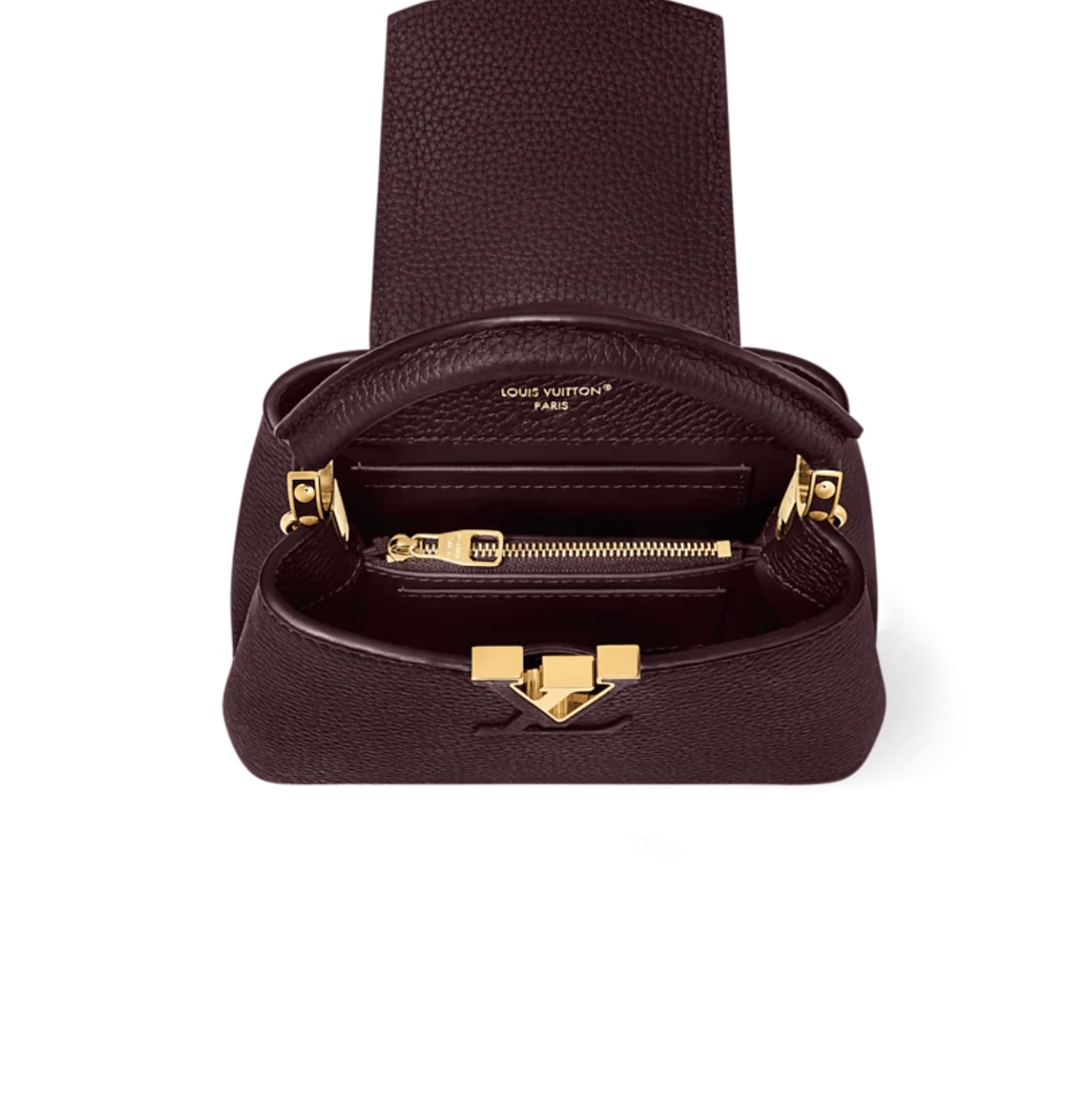 Louis Vuitton Bag | Capucines Mini Bag Wine Red Taurillon Leather