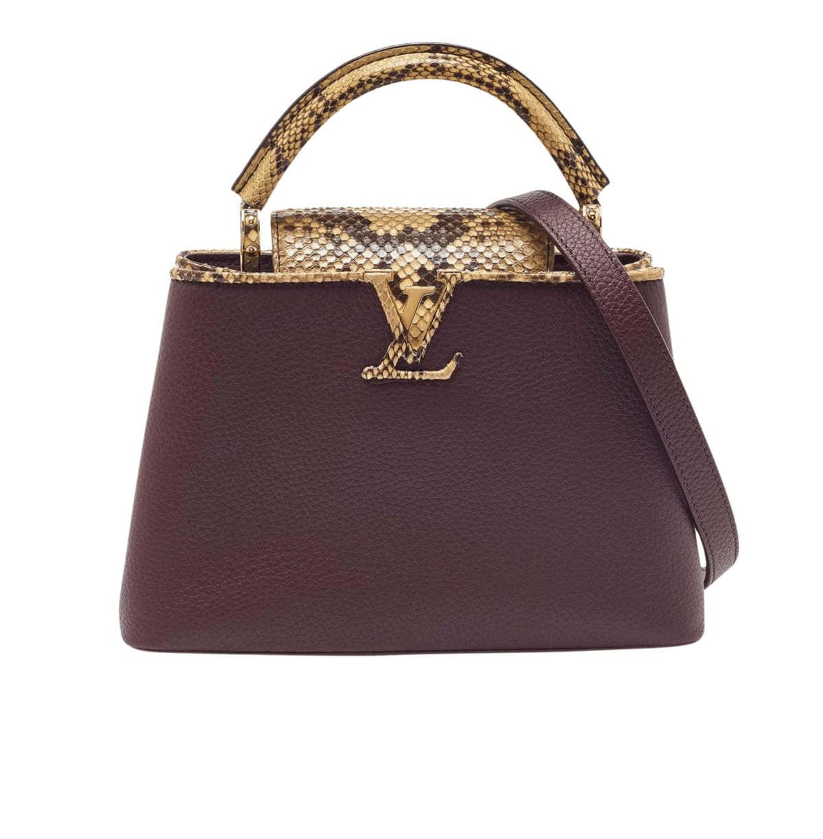 Louis Vuitton Capucines Bb Grained Taurillon Leather Cap premium replica - image 1