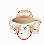 Louis Vuitton Bag | X Takashi Murakami Nano Speedy Multicolor White Canvas