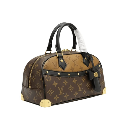 Louis Vuitton Bag | Brown Monogram Petite Malle Souple Bag