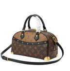 Louis Vuitton Bag | Brown Monogram Petite Malle Souple Bag
