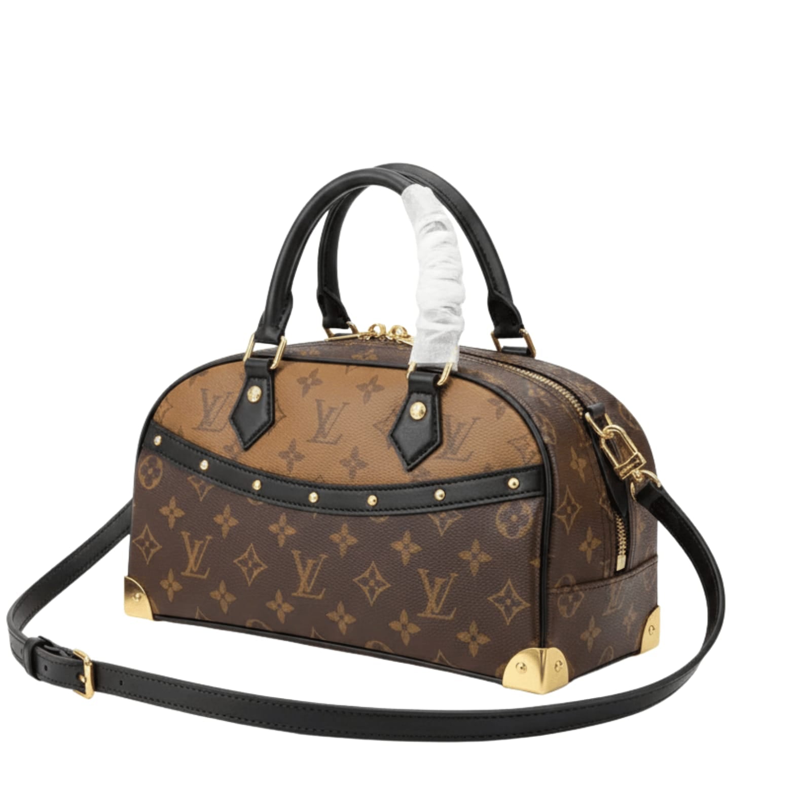 Louis Vuitton Bag | Brown Monogram Petite Malle Souple Bag