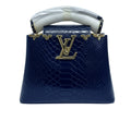 Louis Vuitton Bag | Capucines 21cm Handbag Navy Python
